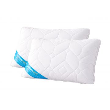 Set 2 perne Somnomed Somnart, 50x70 cm, Antimicrobiana, lavabile la 95°C