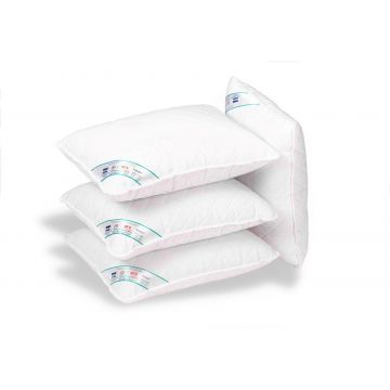 SET 4 Perne Medicinale Hipoalergenice Somnart 50x70cm, HypoallergenicMed, matlasate, lavabile la 95 de grade, fermitate medie spre tare
