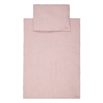 Set de pătuț din muselină roz Baby Pink - Moi Mili