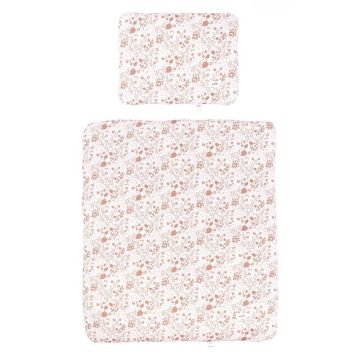 Set pentru pătuț maro deschis 65x75 cm Caramel Meadow – Malomi Kids