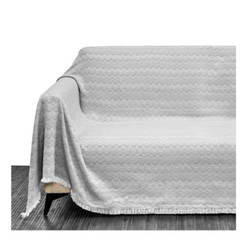 Cuvertură gri pentru pat dublu 180x290 cm Up & Down – Casa Selección