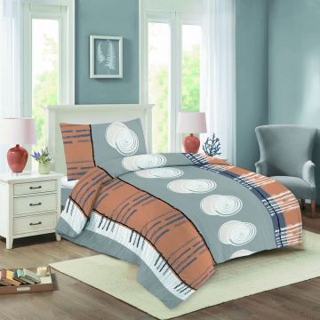 Lenjerie din bumbac pentru pat de o persoană 140x200 cm Nela – Cotton House