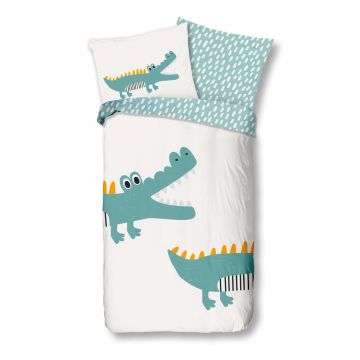 Lenjerie de pat pentru copii din bumbac 140x200 cm Crocodile – Bonami Selection