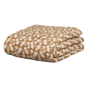 Pătură din bumbac 220x265 cm Foliage – BePureHome
