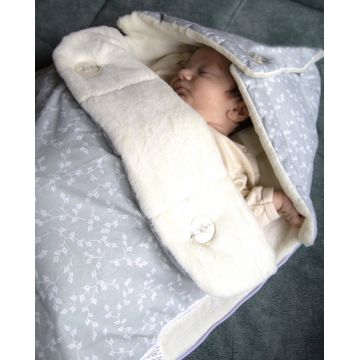 Paturica multifunctionala din bumbac BabyJem Gri Paturica multifunctionala din bumbac BabyJem Gri