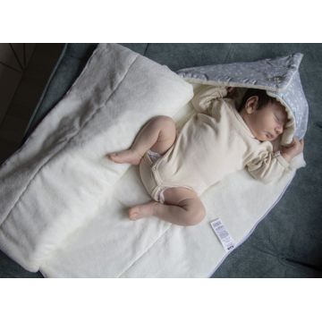 Paturica multifunctionala din bumbac BabyJem Somon Paturica multifunctionala din bumbac BabyJem Somon