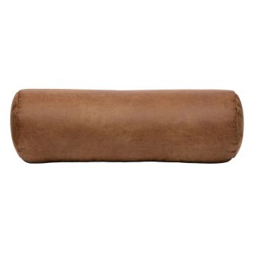 Pernă decorativă din piele ø 20 cm Spool – WOOOD