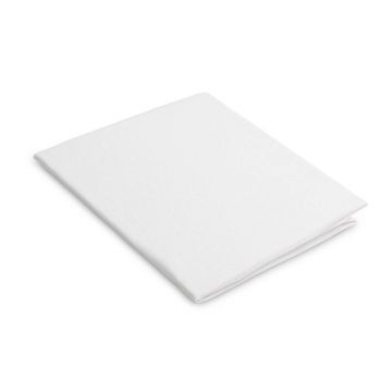 Sensillo - Cearceaf cu elastic, Pentru salteaua caruciorului, Impermeabil, Din jerseu, 75x35 cm, 0 luni+, Alb