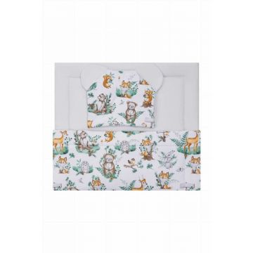Set 2 piese Qmini pentru patut carucior si cosulet Forest Animals Set 2 piese Qmini pentru patut carucior si cosulet Forest Animals