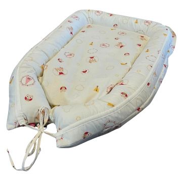 Baby Nest Mici Indieni culcus bebelus pentru dormit reversibil multifunctional 100 x 60 cm