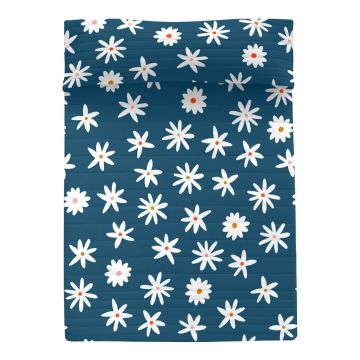 Cuvertură albastră matlasată 270x260 cm Margaret – Aware