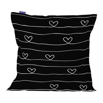 Față de pernă 60x60 cm My love – Blanc