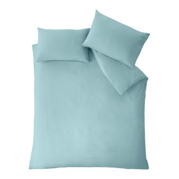 Lenjerie de pat albastră pentru pat dublu 200x200 cm So Soft – Catherine Lansfield