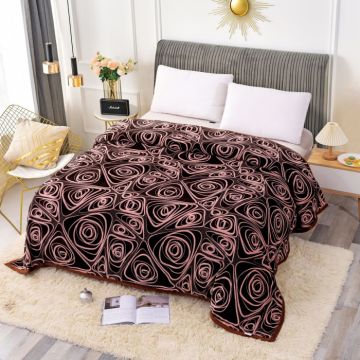 Patura Cocolino 200x230cm - Brown Roses