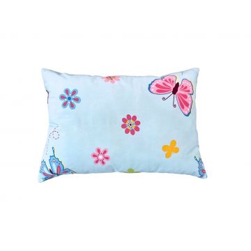 Perna SomnART Flori si Fluturi, 50x70 cm, bumbac