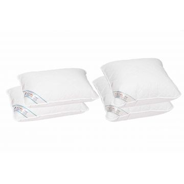 Set 2 perne 50x70 cm si 2 perne 70x70 cm HypoallergenicMed Somnart, microfibra matlasata