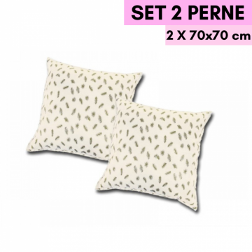 Set 2 Perne din Puf ,70x70cm