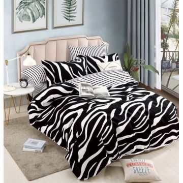 Lenjerie De Pat 1 Persoana, Zebra