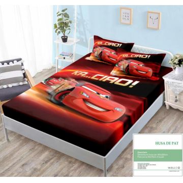 Husa Din Bumbac Tip Finet Cu Elastic 160x200 - KA....Ciao!