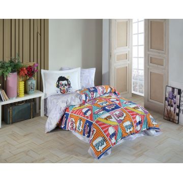 Set husă de pilota unică din poplin