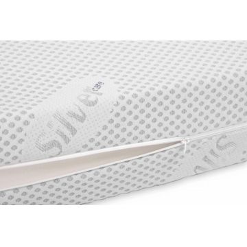Husa Saltea Silver Forte 140x200x20 cm, lavabila, cu fermoar