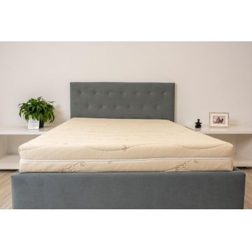 Husa Somnart Ortopedic Bio Cotton 180x200, inaltime 17 cm, detasabila si lavabila