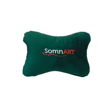 Perna Somnart pentru tetiera, verde, dimensiune 32x23
