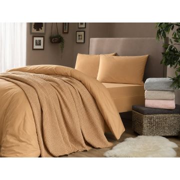 Set Lenjerie si Cuvertura Marina (Bumbac 100%)