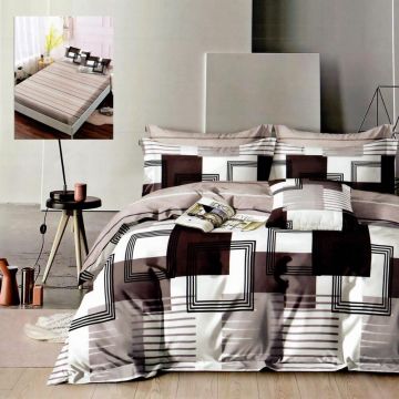 LENJERIE FINET 6 PIESE CU HUSĂ – 160×200 ȘI 180×200 (HF6P145)