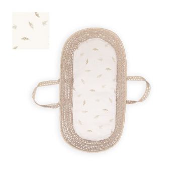 Cearsaf din bumbac cu elastic pe contur pentru landou si cosulete, Boho