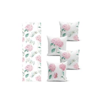 Set fețe de pernă decorative și napron 5 buc. – Mila Home