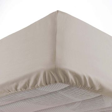 Cearceaf bej din microfibrÄcu elastic 90x190 cm Oscar âu0080douceur d'intÃ©rieur