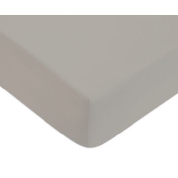 Cearceaf de pat cu elastic Descamps Unis Satin 180x200cm  Natur