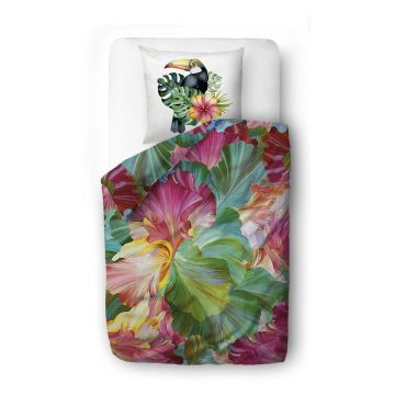 Lenjerie de pat din bumbac satinat pentru pat de o persoană 140x200 cm Vibrant Colours – Butter Kings Lenjerie de pat din bumbac satinat pentru pat de o persoană 140x200 cm Vibrant Colours – Butter Kings