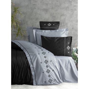 Set husă de pilota dublă din satin premium