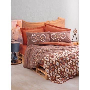 Set Lenjerie de pat Sienna, Ranforce 200 x 220 cm