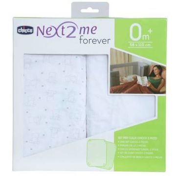 Set lenjerie patut Chicco Neext2Me Forever Bear 0luni+