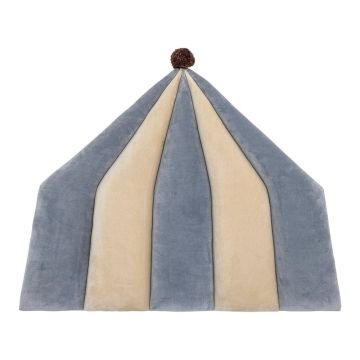 Tăblie de pat albastră/bej 90x68 cm Carley – Bloomingville Mini