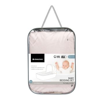 Set lenjerie copii cu 6 piese KikkaBoo Hedge-Hugs 80x40 cm din bumbac ranforce certificat OEKOTEX,compatibila patut co-sleeper sau landou,contine pernafata de pernacearceafhusa pilotapilotaprotectie impermeabila