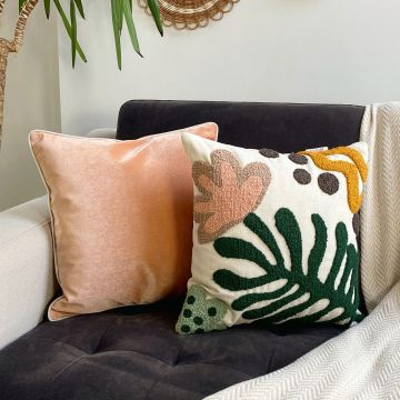Set fete de perna, Candy Lotus Pillow Set Cover, 20% in, 80% poliester, Bej / Mustar / Maro / Pudra / Menta / Verde Set fete de perna, Candy Lotus Pillow Set Cover, 20% in, 80% poliester, Bej / Mustar / Maro / Pudra / Menta / Verde