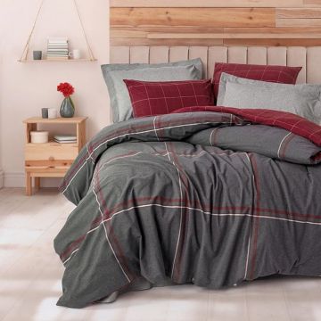 Lenjerie Sento Gri (Bumbac 100% Flanel)