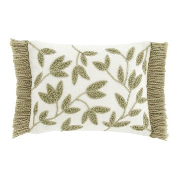 Pernă decorativă din bumbac 30x40 cm Sorrel Leaves – Catherine Lansfield