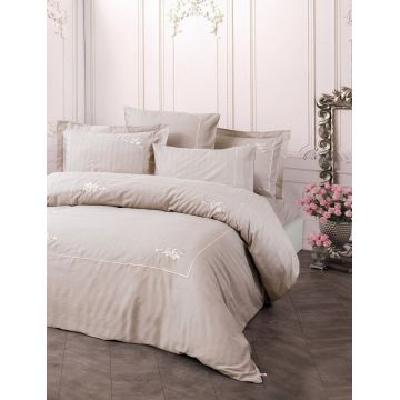 Lenjerie de pat dubla, Alameda - Lilac, Cotton Box, Bumbac Satinat