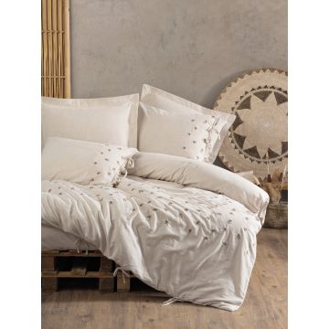 Lenjerie de pat dubla, Arie, Cotton Box, 25% in / 75% bumbac