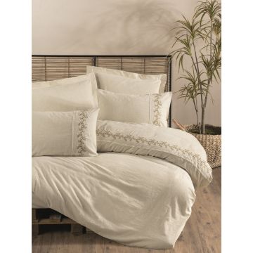 Lenjerie de pat dubla, Darian, Cotton Box, 25% in / 75% bumbac