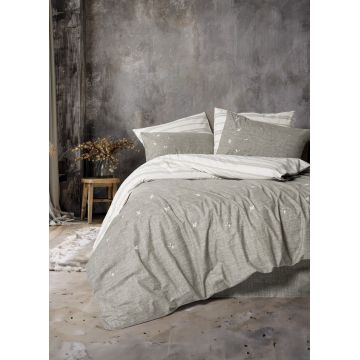 Lenjerie de pat dubla, Moke - Brown, Cotton Box, Bumbac Ranforce