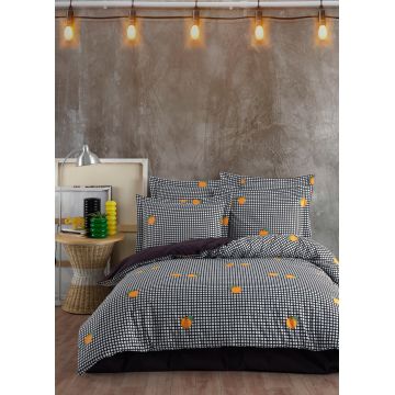 Lenjerie de pat dubla, Naranja, Primacasa by Türkiz, Bumbac Ranforce