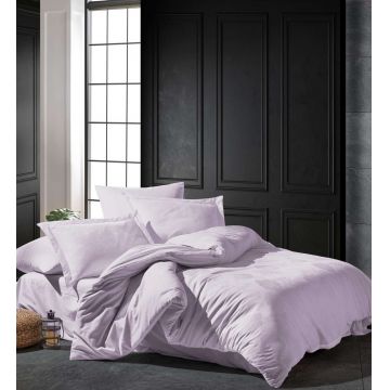 Lenjerie de pat dubla, Talia - Lilac, Şaheser, Bumbac Satinat