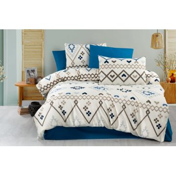 Lenjerie de pat pentru o persoana, Afra, Life Style, 50% bumbac / 50% poliester