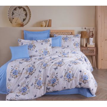 Lenjerie de pat pentru o persoana, Aylin, Pearl Home, Bumbac Ranforce
